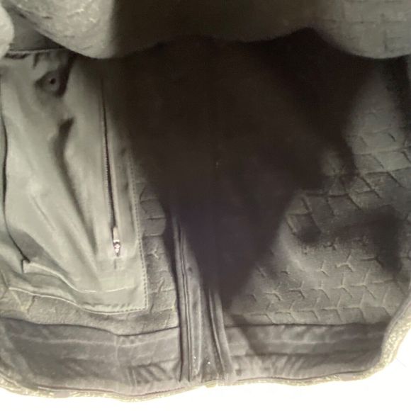 Nike Tech Fleece Cape Hoodie Full Zip Women Size S Gray/Black Sweater Jacket‎ - Picture 11 of 12